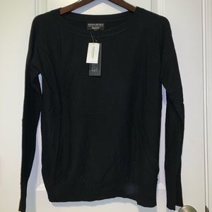 Banana Republic Filpucci Yarn Black Sweater NWT
